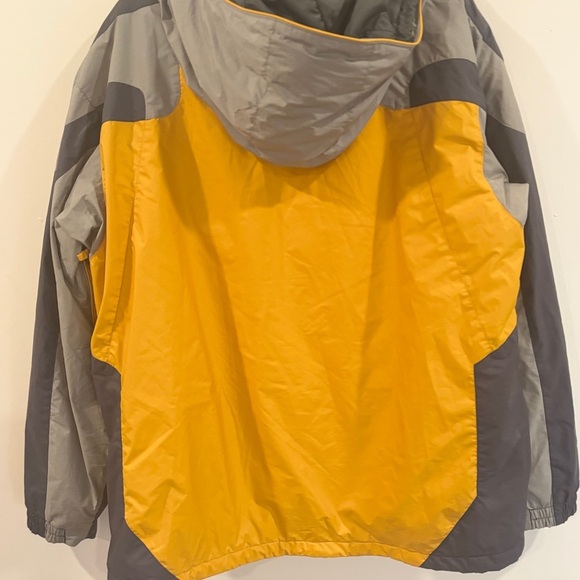 Columbia Vertex Yellow and Gray Outdoor Jacket - Picture 8 of 14